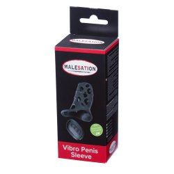 MALESATION Vibro Penis Sleeve Schwarz