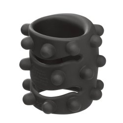 MALESATION Nubby Vibro Cuff Schwarz