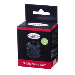 MALESATION Nubby Vibro Cuff Schwarz