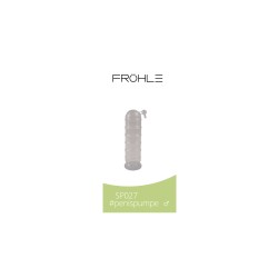 FRÖHLE SP027 Peniszylinder Comfort Ø 5,5 cm x 23 cm Glasklar