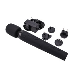 PIXEY Deluxe Black Velvet Bodywand Large