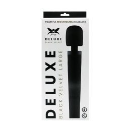PIXEY Deluxe Black Velvet Bodywand Large