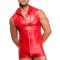 NOIR HANDMADE MEN Ignite Hooded Vest Rot