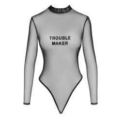 NOIR HANDMADE Trouble Maker Mesh Body Schwarz