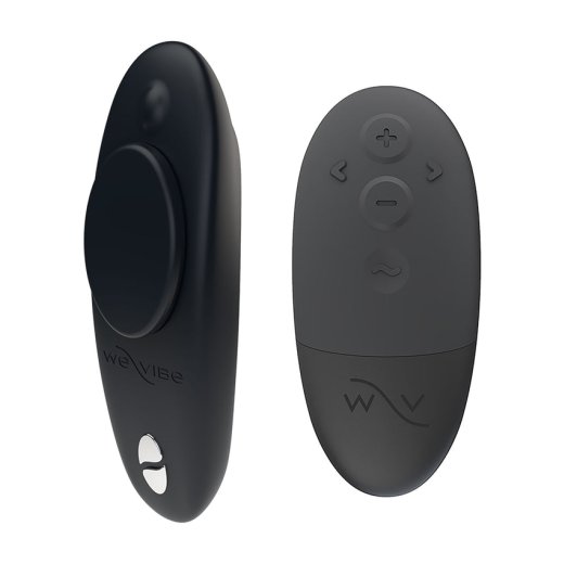 WE-VIBE Moxie+ Klitorisvibrator mit Fernbedienung & App-Steuerung Schwarz