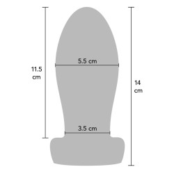 HIDDEN DESIRE Extreme Anal Gear Heavy Anal Stretcher Plug Medium
