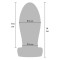 HIDDEN DESIRE Extreme Anal Gear Heavy Anal Stretcher Plug Medium