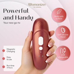 WOMANIZER Pro Druckwellen-Stimulator Rot