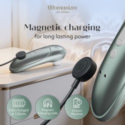 WOMANIZER Pro Druckwellen-Stimulator Salbeigrün