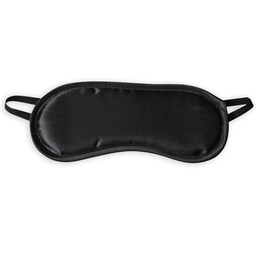 SECRET PLAY Augenmaske aus Satin Schwarz