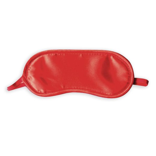 SECRET PLAY Augenmaske aus Satin Rot