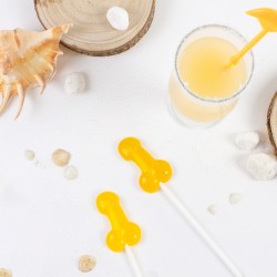 SECRET PLAY Jelly Penis Lollipop Piña Colada 26 g (mit Alkohol)