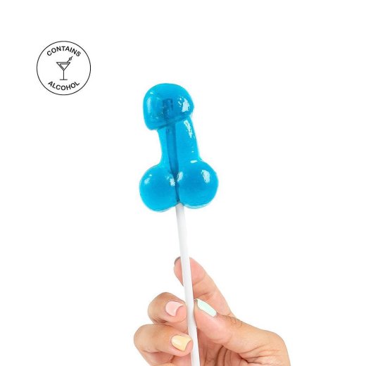 SECRET PLAY Jelly Penis Lollipop Gin & Tonic 26 g (mit Alkohol)