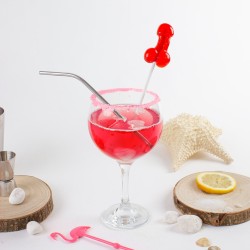 SECRET PLAY Jelly Penis Lollipop Strawberry Daiquiri 26 g (mit Alkohol)