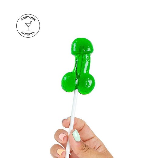 SECRET PLAY Jelly Penis Lollipop Mojito 26 g (mit Alkohol)
