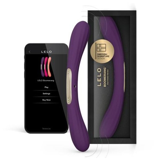 LELO Boomerang Dual Ended Vibrator mit  App-Steuerung Purple