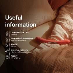 LELO Boomerang Dual Ended Vibrator mit App-Steuerung Cerise