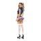 MAPALÉ College Girl Kostüm Blau/Rosa