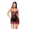 MAPALÉ Two Tone Romance Babydoll Schwarz/Rot
