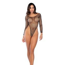 MAPALÉ Bodystocking mit Strass Schwarz O/S