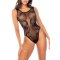 MAPALÉ Bodystocking mit Strass Schwarz O/S