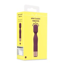 LOVELINE Mini Classic Wand Vibrator Burgundy