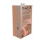 REALRÖCK Gekrümmter Dual Density Dildo mit Vibration 20 cm Beige