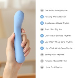 IROHA Mai Ruri Limited Edition Haptic Wave Vibrator Blau