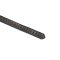 LIEBE SEELE Crocodile Noir Hals Fessel mit Leine aus Leder Schwarz / Altgold