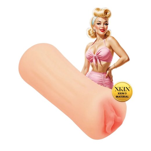 XKIN Pinup Dolls Sun Kissed Beach Babe Molly Blowtide Small Masturbator Beige