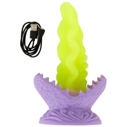 BEASTY COCKS Passion Plant Dildo Ø 5,5 cm Grün/Lila