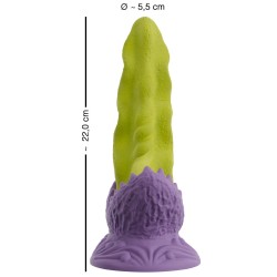 BEASTY COCKS Passion Plant Dildo Ø 5,5 cm Grün/Lila