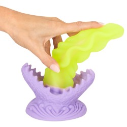 BEASTY COCKS Passion Plant Dildo Ø 5,5 cm Grün/Lila
