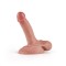 ZENN Dual Density Realistic Dick 18cm With Full Balls Beige