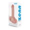 ZENN Dual Density Realistic Dick 18cm With Full Balls Beige