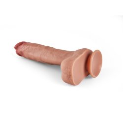 ZENN Dual Density Big, Bigger, Biggest Dick 24cm Beige