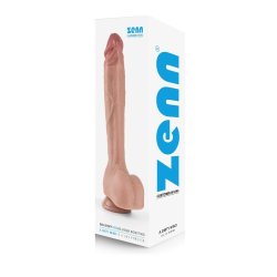 ZENN Dual Density Big, Bigger, Biggest Dick 24cm Beige