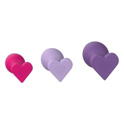 DREAM TOYS Love Signal Triple Heart Analplug 3er-Set