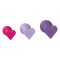 DREAM TOYS Love Signal Triple Heart Analplug 3er-Set