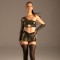 KYNX Glamour Glow Mini Shorts Gold
