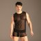 KYNX Sheer Mesh Tank Top Schwarz