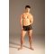 KYNX Sheer Mesh Zip Trunks Schwarz