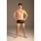 KYNX Matte PU Wetlook Zip Trunk Schwarz