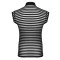 SVENJOYMENT Shirt im transparenten Streifen-Look Schwarz