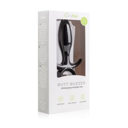EASY TOYS Butt Buzzer Vibrierender Analplug Schwarz