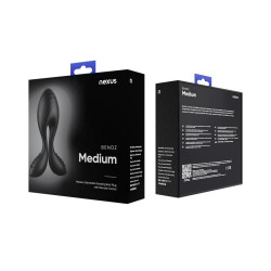 NEXUS Bendz Biegsamer Analplug mit Vibration & Fernbedienung Schwarz Medium