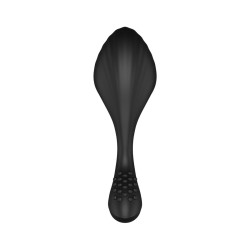 NEXUS Bendz Biegsamer Analplug mit Vibration & Fernbedienung Schwarz Large