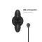 NEXUS Bendz Biegsamer Analplug mit Vibration & Fernbedienung Schwarz Large