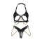 OBSESSIVE Anyya Set 2-teilig S/M/L Schwarz