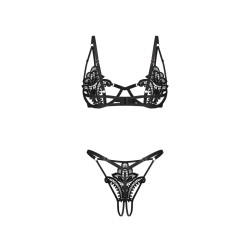 OBSESSIVE Luise Sublim Dessous-Set 2-teilig Schwarz